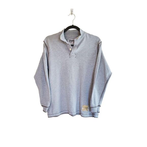 Daniel Cremieux Boys Shirt Grey 14 Pullover 1/4 Henley Sweatshirt - Picture 5 of 5